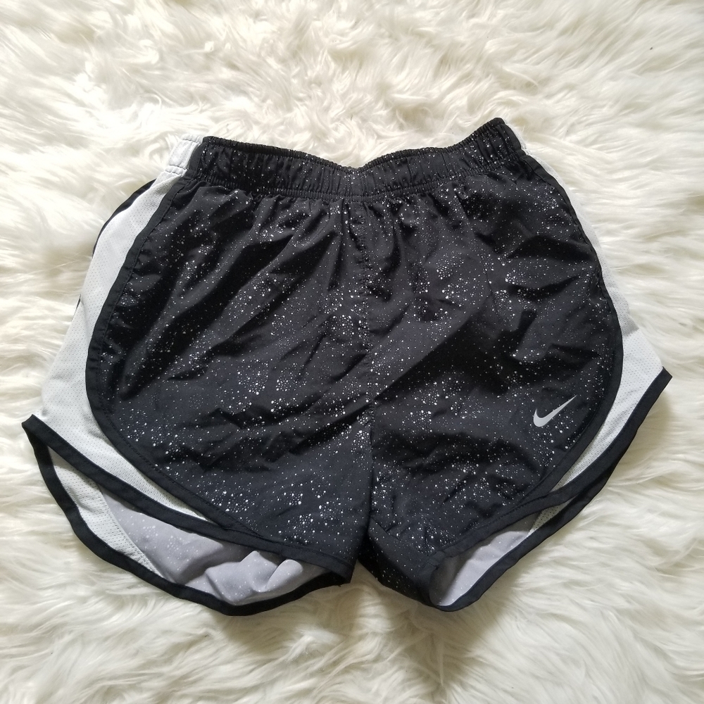 Nike Dri Fit Black White Running Shorts XS